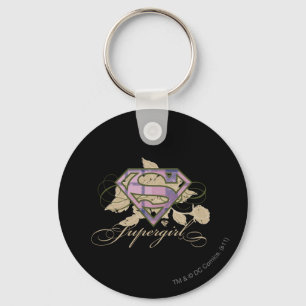 Supergirl Flowers Sleutelhanger