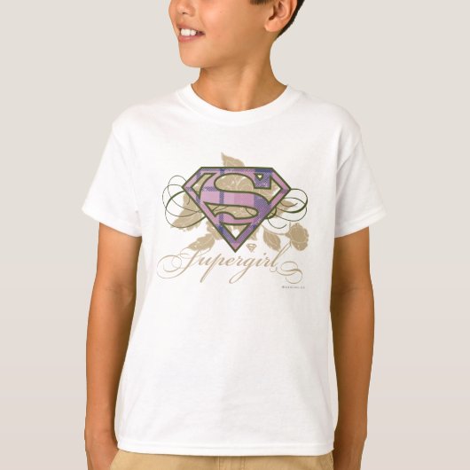 Supergirl Flowers T-shirt (Voorkant)