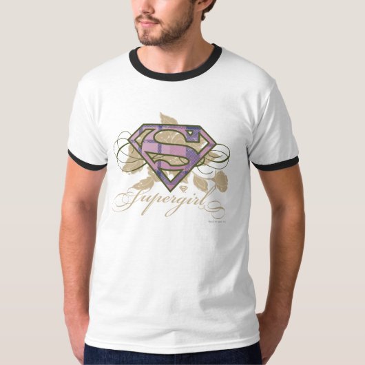 Supergirl Flowers T-shirt (Voorkant)
