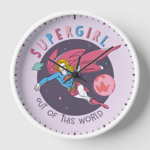 Supergirl Flying Upwards Illustratie
