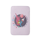 Supergirl Flying Upwards Illustratie Badmat (Voorkant Verticaal)