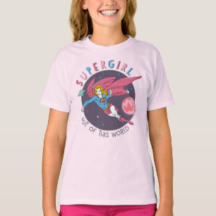 Supergirl Flying Upwards Illustratie T-shirt