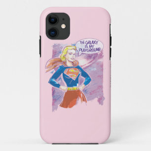 Supergirl Galaxy iPhone 11 Hoesje