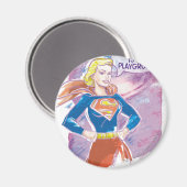 Supergirl Galaxy Magneet (Voorkant / Achterkant)