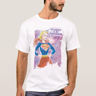Supergirl Galaxy T-shirt