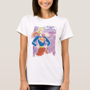 Supergirl Galaxy T-shirt