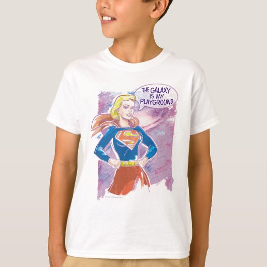 Supergirl Galaxy T-shirt (Voorkant)