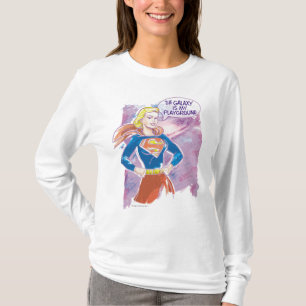 Supergirl Galaxy T-shirt