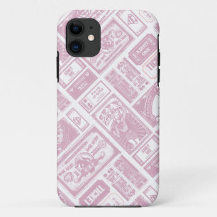 Supergirl Geef één patroon roze toe iPhone 11 Hoesje