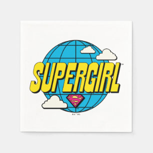 Supergirl Globaal Pop Grafisch Servet