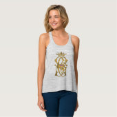 Supergirl Gold Crown Tanktop (Volledige Voorkant)