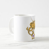 Supergirl Gold Locket Koffiemok (Voorkant links)