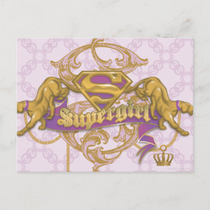 Supergirl Golden Cat 3 Briefkaart