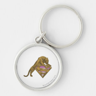 Supergirl Golden Cat Sleutelhanger