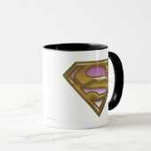 Supergirl Golden Logo Mok (Voorkant rechts)