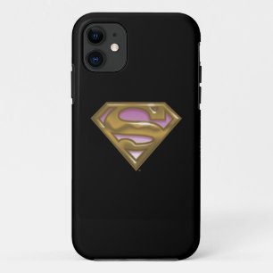 Supergirl Gouden Logo iPhone 11 Hoesje