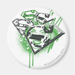 Supergirl Green Spills Magneet
