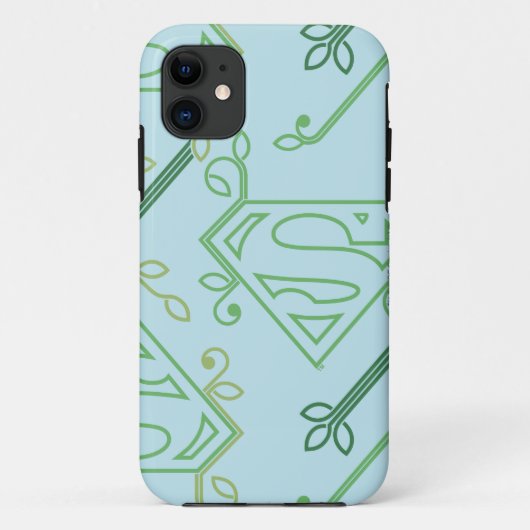Supergirl Green Vine Logo Pattern Case-Mate iPhone Case (Achterkant)