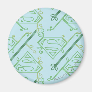 Supergirl Green Vine Logo Pattern Magneet