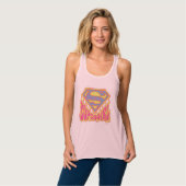 Supergirl Groovy Logo 2 Tanktop (Volledige Voorkant)