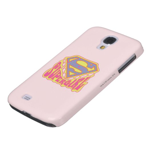 Supergirl Groovy Logo Case-Mate Samsung Galaxy Hoesje (Onderkant)