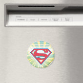 Supergirl Groovy Logo Magneet (Insitu (Vaatwasser))