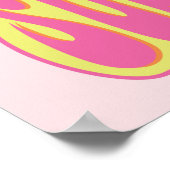 Supergirl Groovy Logo Poster (Hoek)