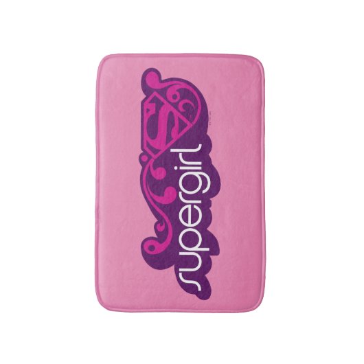 Supergirl Groovy Naam en S-Shield Badmat (Voorkant Verticaal)
