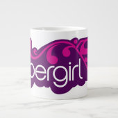 Supergirl Groovy Naam en S-Shield Extra Grote Beker (Voorkant)