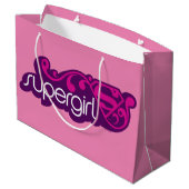 Supergirl Groovy Naam en S-Shield Groot Cadeauzakje (Achterkant Gekanteld)