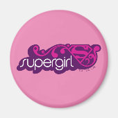 Supergirl Groovy Naam en S-Shield Magneet (Voorkant)