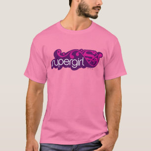 Supergirl Groovy Naam en S-Shield T-shirt