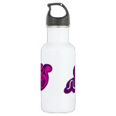 Supergirl Groovy Naam en S-Shield Waterfles (Achterkant)