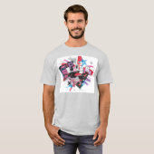 Supergirl Grunge Design T-shirt (Voorkant volledig)