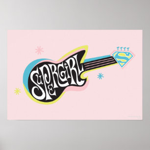 Supergirl Guitar Poster