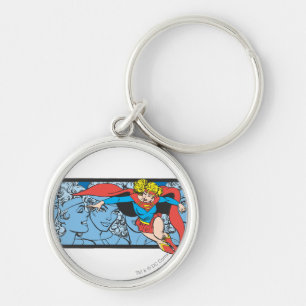 Supergirl Head Shots Sleutelhanger