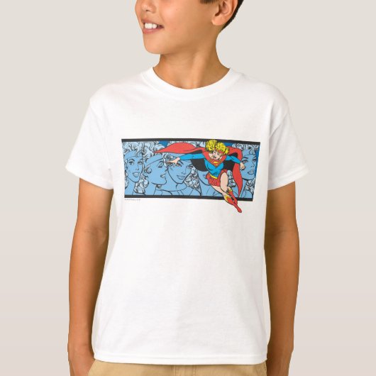 Supergirl Head Shots T-shirt (Voorkant)