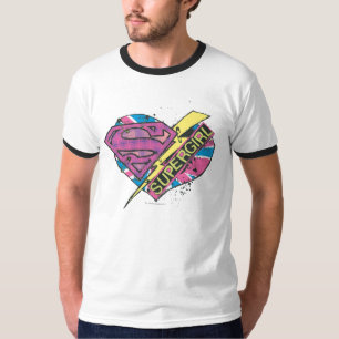 Supergirl Heart en Bolt T-shirt