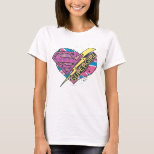 Supergirl Heart en Bolt T-shirt
