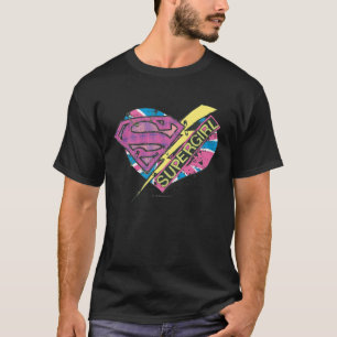 Supergirl Heart en Bolt T-shirt