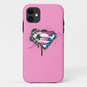 Supergirl Hearts Logo iPhone 11 Hoesje