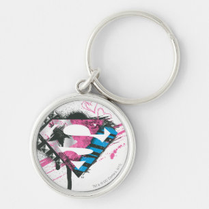 Supergirl Hearts Logo Sleutelhanger