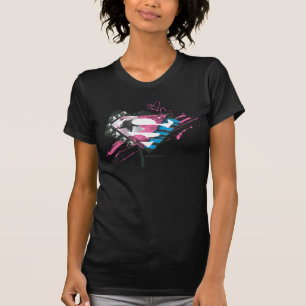 Supergirl Hearts Logo T-shirt