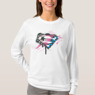 Supergirl Hearts Logo T-shirt