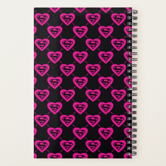 Supergirl Hearts Motif diagonal (Dos)