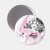 Supergirl helemaal geweldig magneet (Voorkant / Achterkant)
