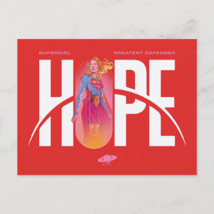 Supergirl Hoop Briefkaart