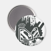 Supergirl Houd het vers 2 Magneet (Voorkant / Achterkant)