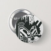 Supergirl Houd het vers 2 Ronde Button 5,7 Cm (Voorkant /achterkant)