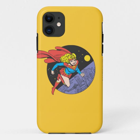 Supergirl in de ruimte Case-Mate iPhone case (Achterkant)